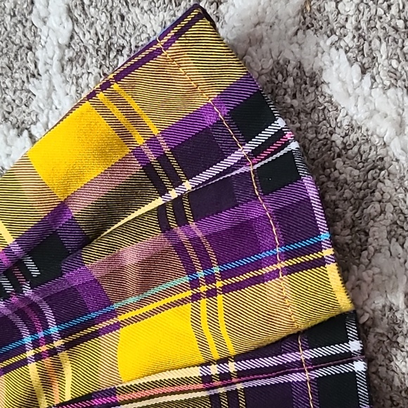 4 for $28 - The Children's Place Girls 3T Yellow & Purple Plaid Dress - Picture 2 of 6